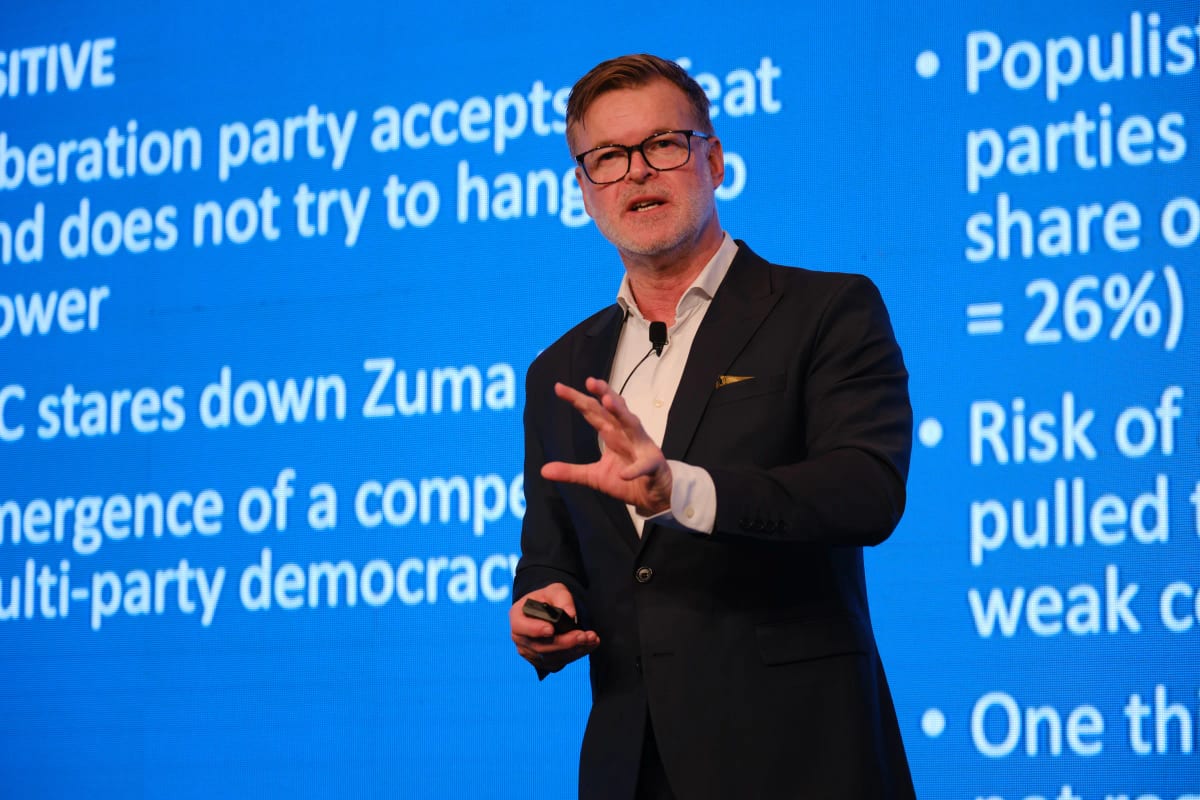 Citywire SA conference event in Cape Town, with delegates and speakers