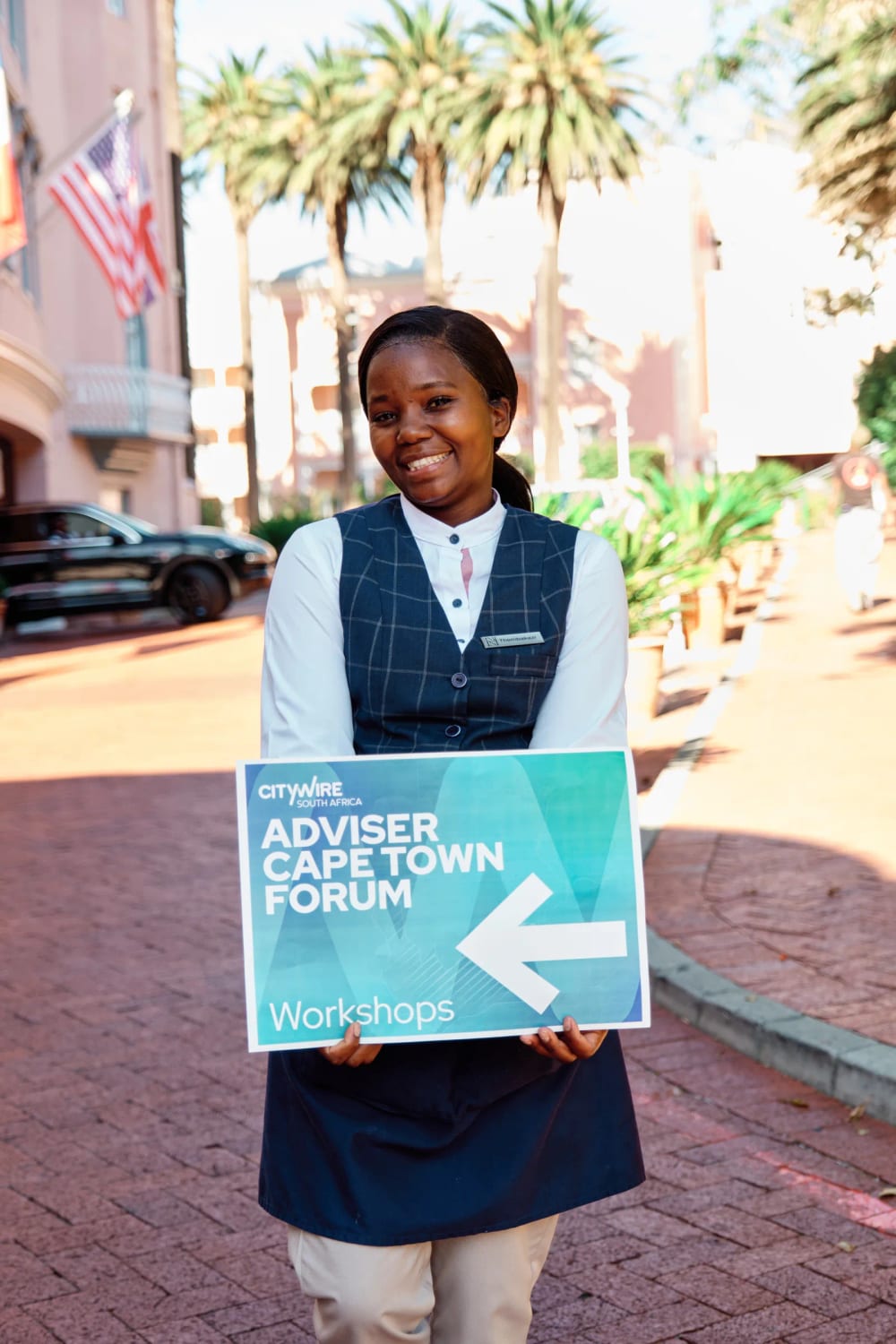 Speaker portrait at a Citywire SA event