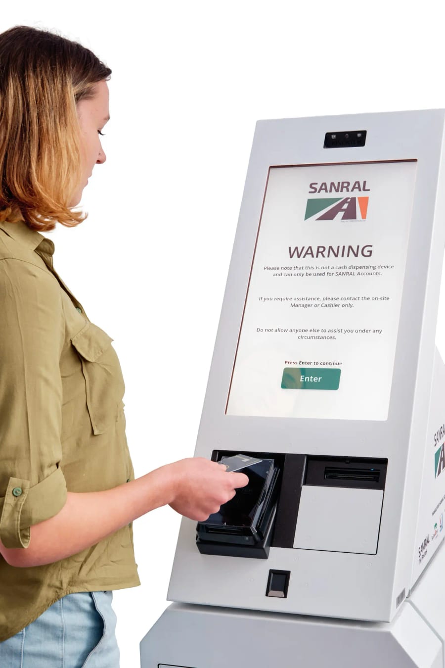 Digital payment kiosk user photography, Cape Town
