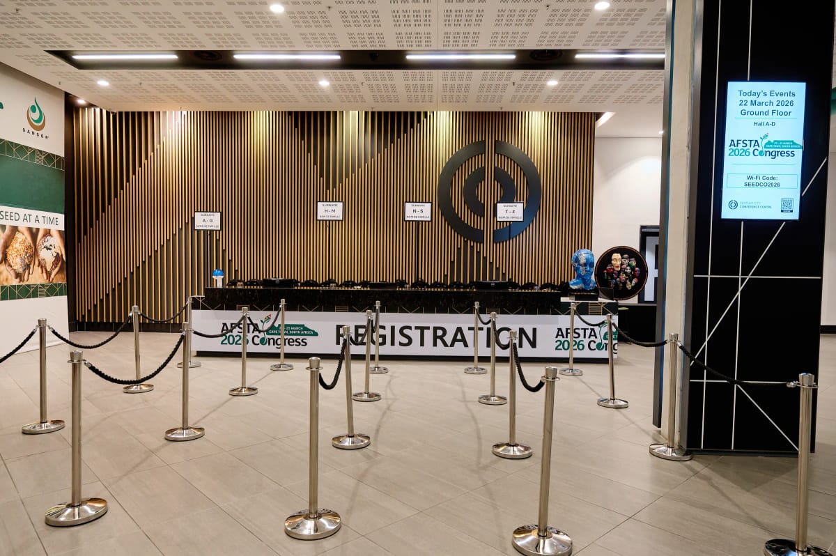 AFSTA Congress 2026 registration and branding, Century City Conference Centre, Cape Town