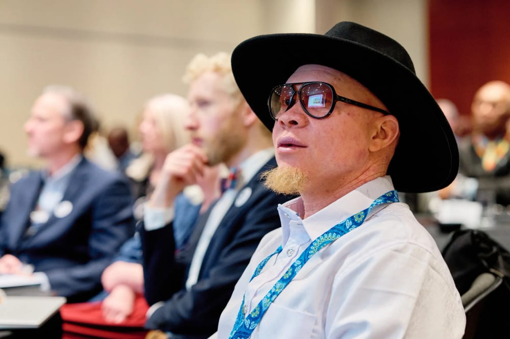 Delegates attending the World Forum on Skin Cancer Prevention and Management in Persons with Albinism, The Westin Cape Town