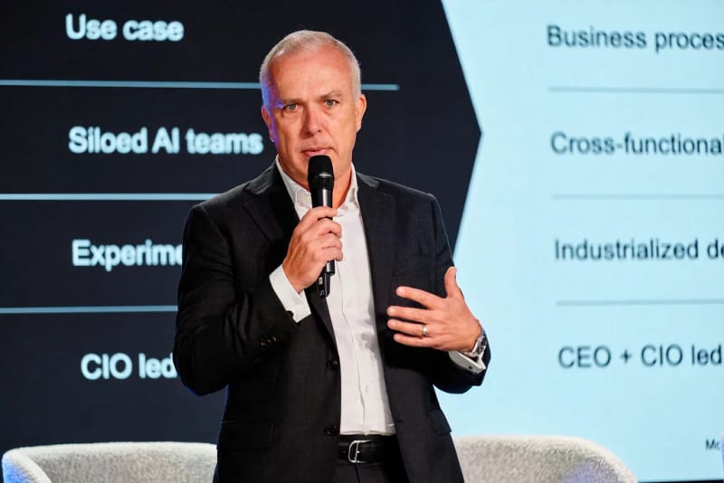 Keynote speaker presenting at a corporate conference, Cape Town