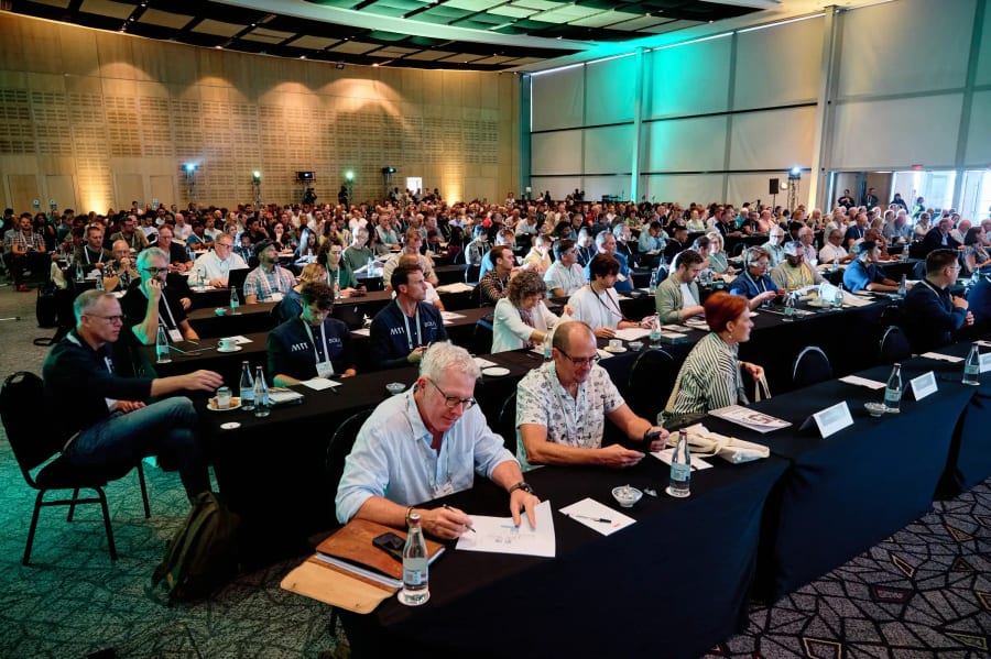 Conference speaker at the CTICC, Cape Town