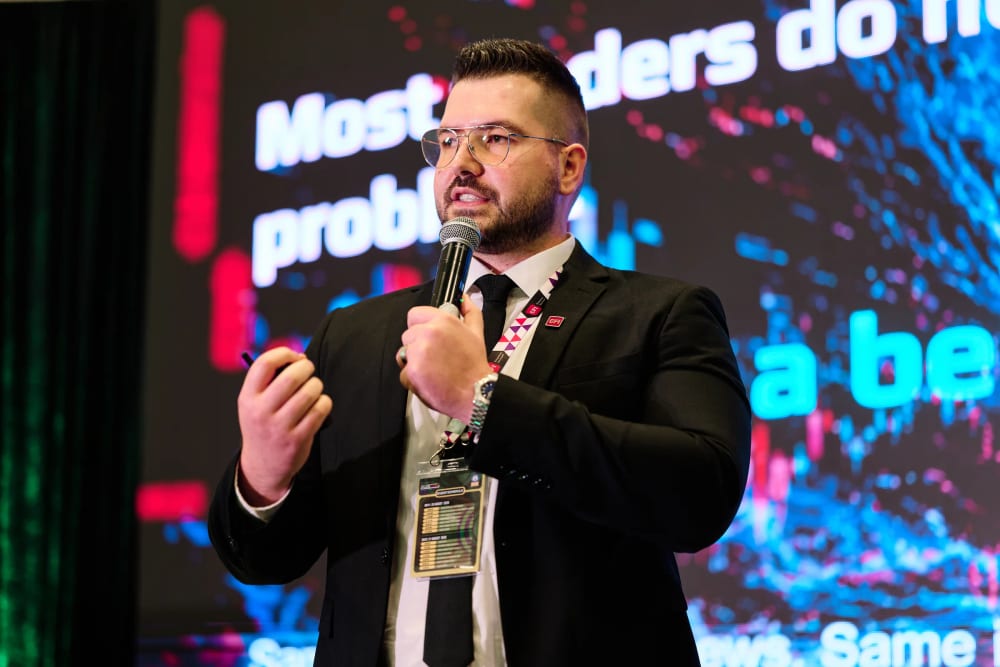 Expo speaker on stage, ProFX Expo Africa 2026, Cape Town