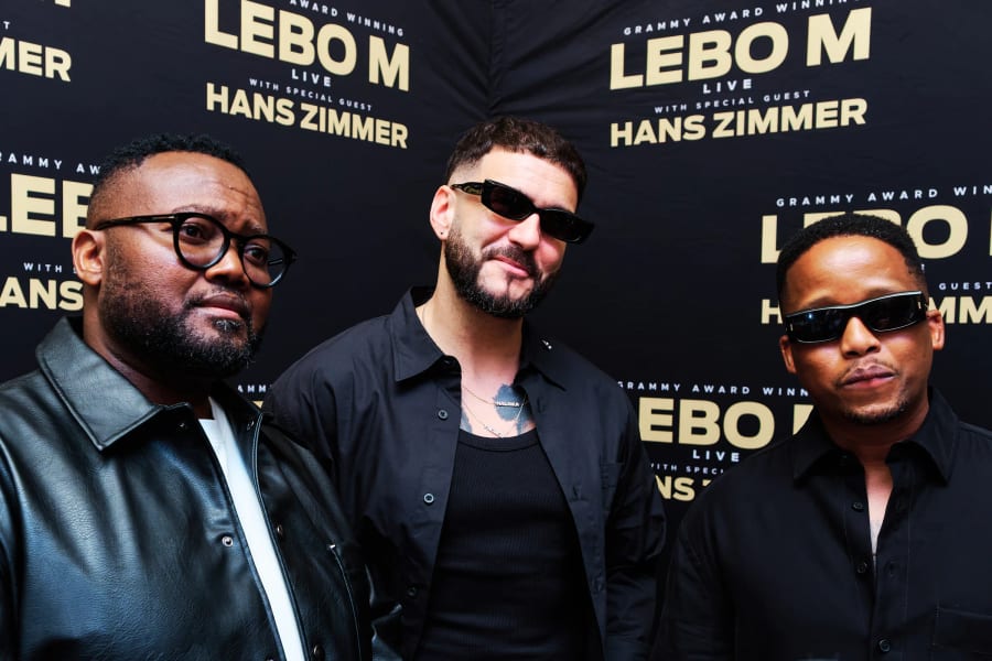 Mi Casa on the red carpet at Lebo M with Hans Zimmer, Cape Town