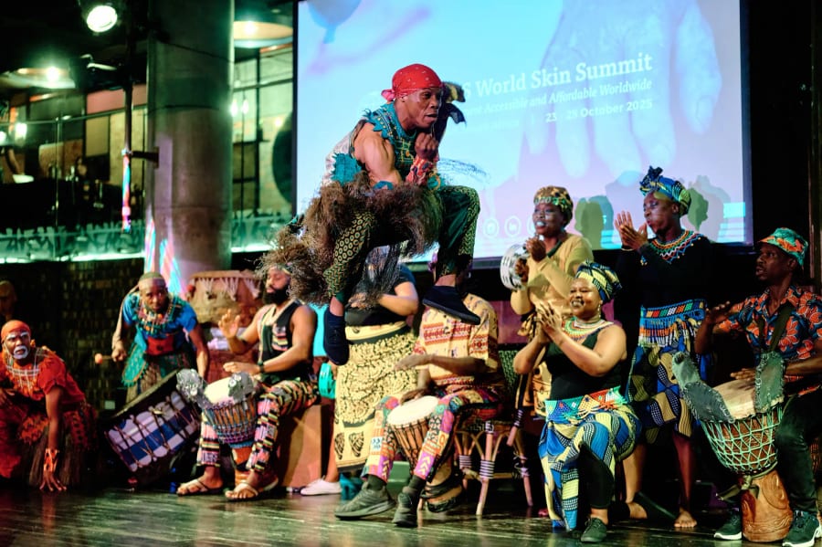 Traditional dance performance at a corporate event, Cape Town