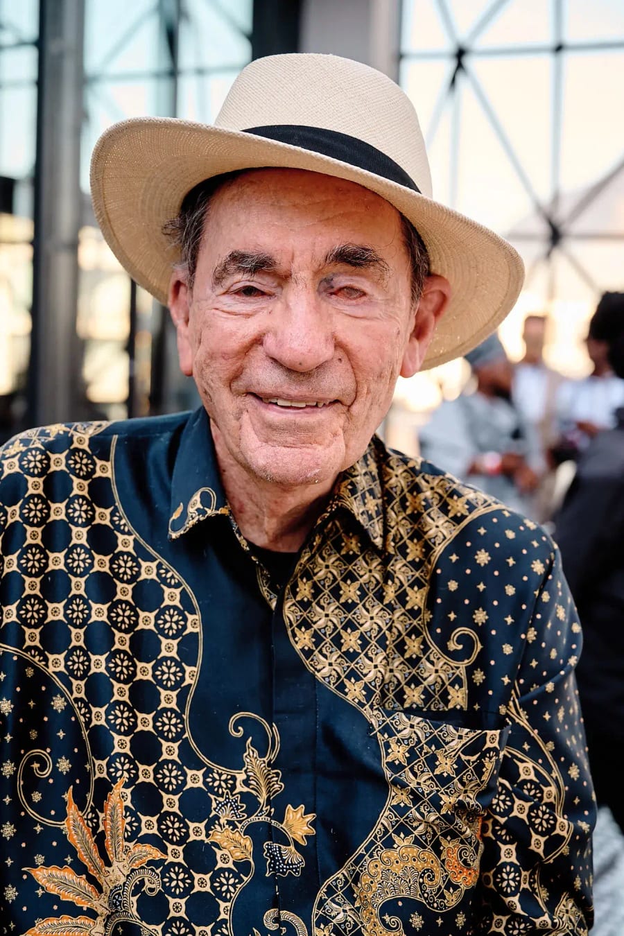 Justice Albie Sachs at the Zeitz MOCAA gala dinner, Cape Town