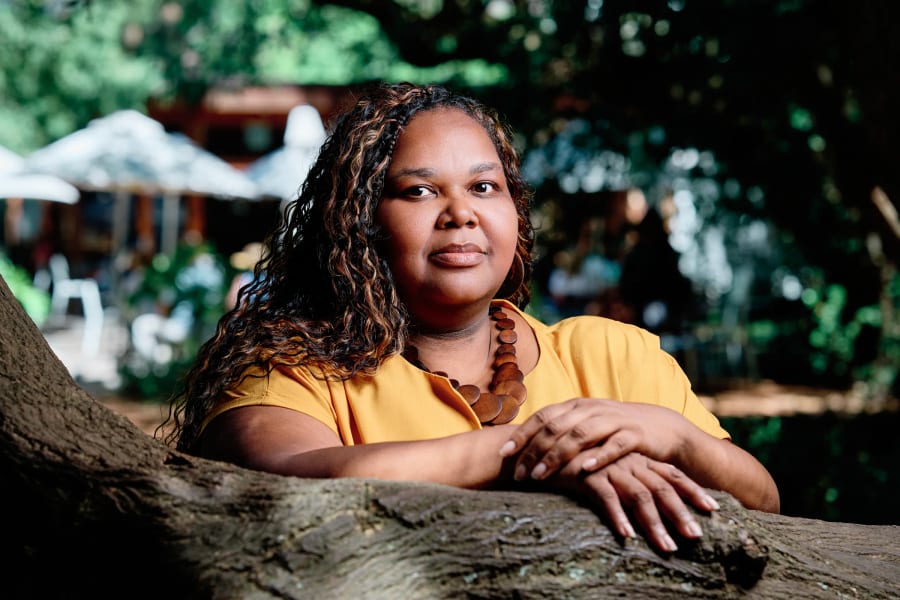 Personal branding portrait at Company's Garden, Cape Town