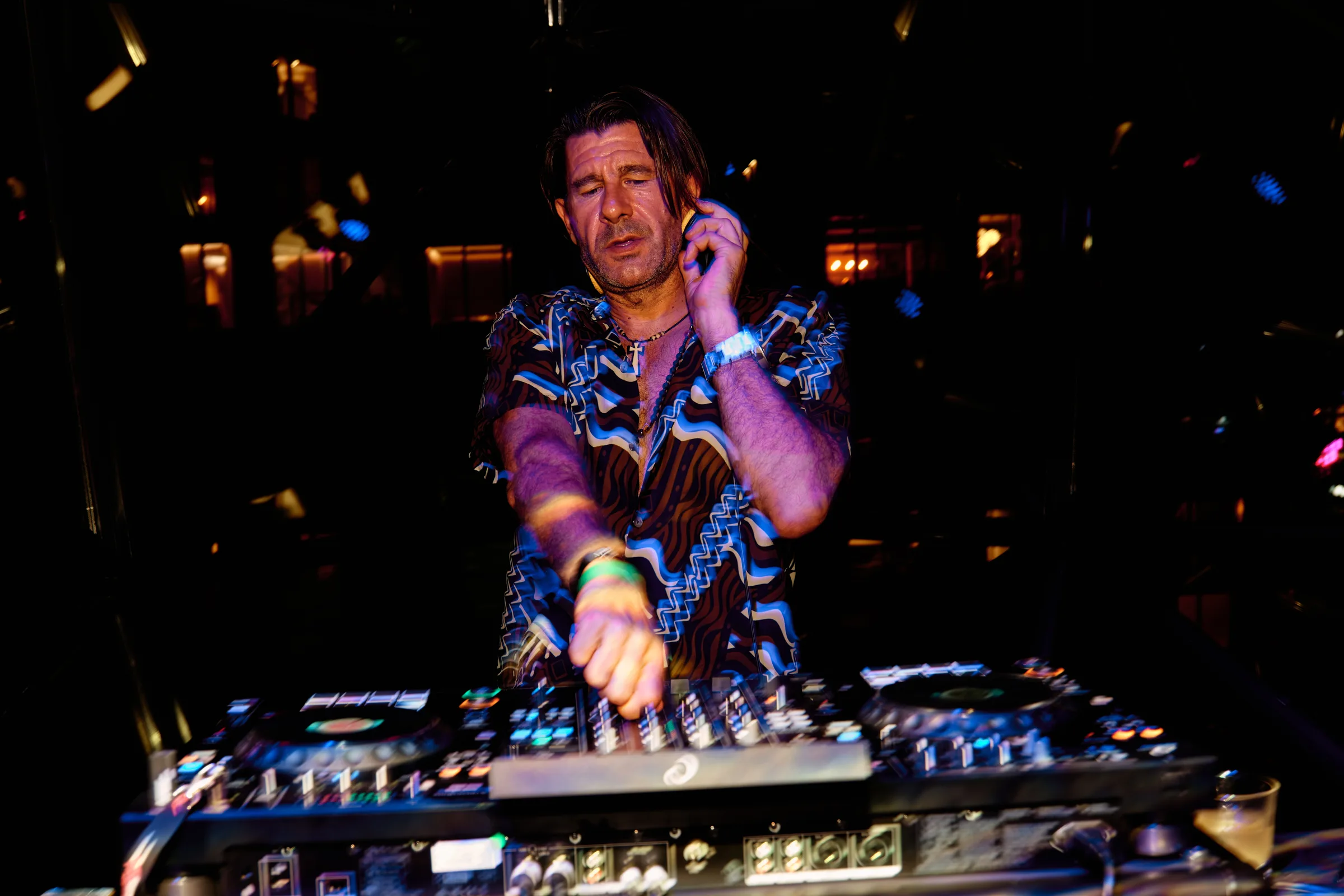 DJ performing at the Mineshift event at Zeitz MOCAA, creating an immersive atmosphere for guests, captured by a Cape Town event photographer
