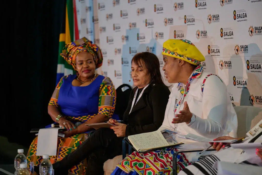 Panel discussion at the SALGA Women's Commission National Lekgotla 2024, Cape Town