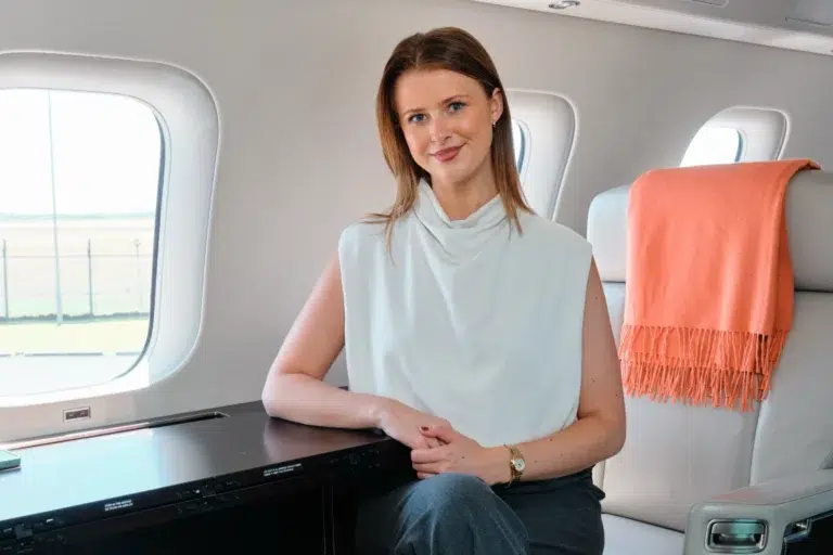 Professional Portraits for VistaJet, female executive