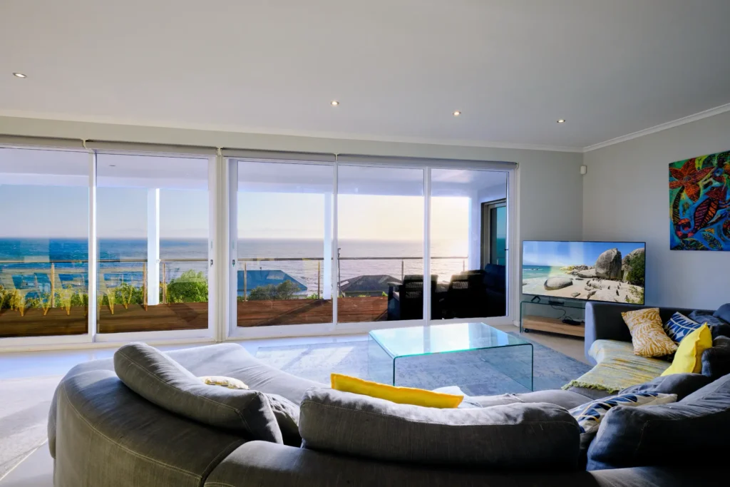 Airbnb Photogrpahy: Interior with seaside view