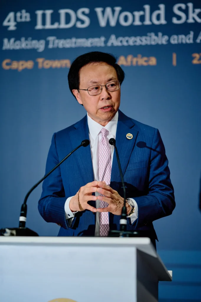 Professor Henry W. Lim delivering a presentation at the ILDS World Skin Summit, CTICC Cape Town — Corporate conference photography in Cape Town